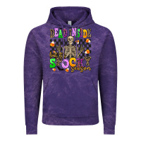 Cloud Purple dead inside but it's spooky season Vintage Hoodie - AdoDesignShop