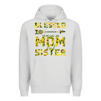 Dove Grey Blessed Mom And Sister Premium Hoodie - Bettercallsaul