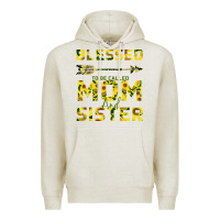 Oatmeal Heather Blessed Mom And Sister Premium Hoodie - Bettercallsaul