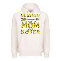 Pale Pink Blessed Mom And Sister Premium Hoodie - Bettercallsaul