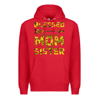 Red Blessed Mom And Sister Premium Hoodie - Bettercallsaul