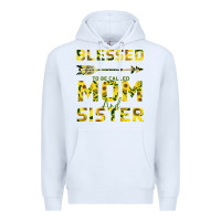 White Blessed Mom And Sister Premium Hoodie - Bettercallsaul