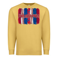 Antique Gold philadelphia baseball team spirit brushstrokes Premium Sweatshirt - Artiststas