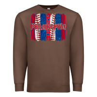 Chestnut philadelphia baseball team spirit brushstrokes Premium Sweatshirt - Artiststas