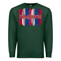 Sports Green philadelphia baseball team spirit brushstrokes Premium Sweatshirt - Artiststas