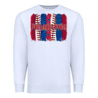 White philadelphia baseball team spirit brushstrokes Premium Sweatshirt - Artiststas