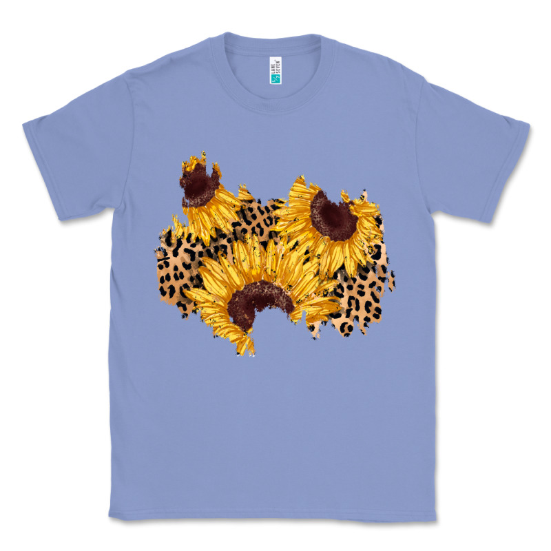Sunflower Leopard Patch Classic Tee by AdoDesignShop | Teevron