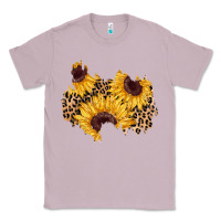 Lilac sunflower leopard patch Classic Tee - AdoDesignShop