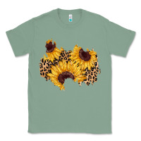 Sage sunflower leopard patch Classic Tee - AdoDesignShop