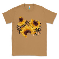 Toasted Coconut sunflower leopard patch Classic Tee - AdoDesignShop