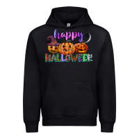 Black happy halloween Urban Hoodie - CowGirlArtShop