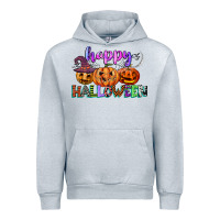 Heather Grey happy halloween Urban Hoodie - CowGirlArtShop