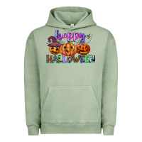 Pigment Oil Green happy halloween Urban Hoodie - CowGirlArtShop