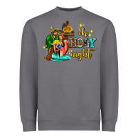 Storm oh holy night with sunflower and cross Heavyweight Sweatshirt - AdoDesignShop