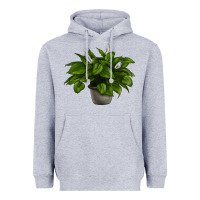 Heather Grey Peace Lily Heavyweight Hoodie - LillyAllenDesigns