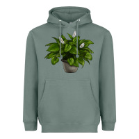 Sage Peace Lily Heavyweight Hoodie - LillyAllenDesigns