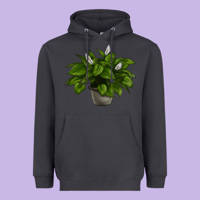Peace Lily Heavyweight Hoodie Designed By Lillyallendesigns