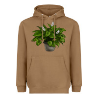 Toasted Coconut Peace Lily Heavyweight Hoodie - LillyAllenDesigns