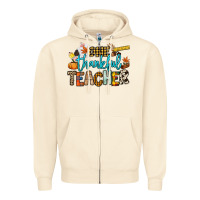 Sandshell One thankful Teacher Zipper Hoodie - NancyCooperArtShop