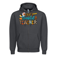 Smoke One thankful Teacher Zipper Hoodie - NancyCooperArtShop