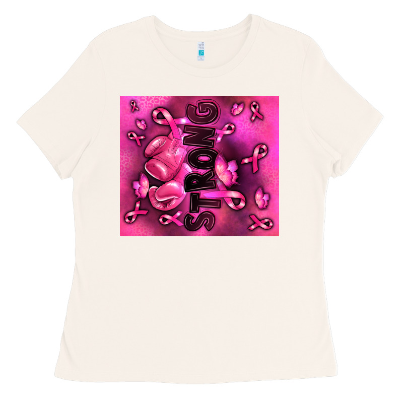 Strong Breast Cancer Ladies Tee by RanaPortraitStore | Teevron