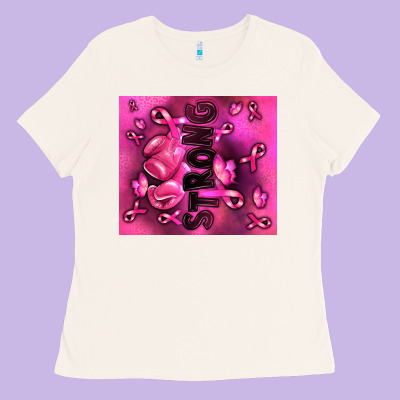 Ladies Tee strong breast cancer