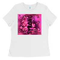 White strong breast cancer Ladies Tee - RanaPortraitStore