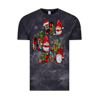 Cloud Black ho ho ho gnome Vintage Tee - JahusDesignShop