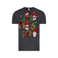 Vintage Black ho ho ho gnome Vintage Tee - JahusDesignShop