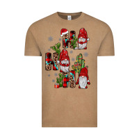 Vintage Coffee ho ho ho gnome Vintage Tee - JahusDesignShop