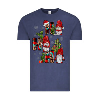 Vintage Denim ho ho ho gnome Vintage Tee - JahusDesignShop