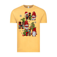 Vintage Mustard ho ho ho gnome Vintage Tee - JahusDesignShop