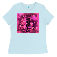 Baby Blue strong breast cancer Ladies Tee - RanaPortraitStore