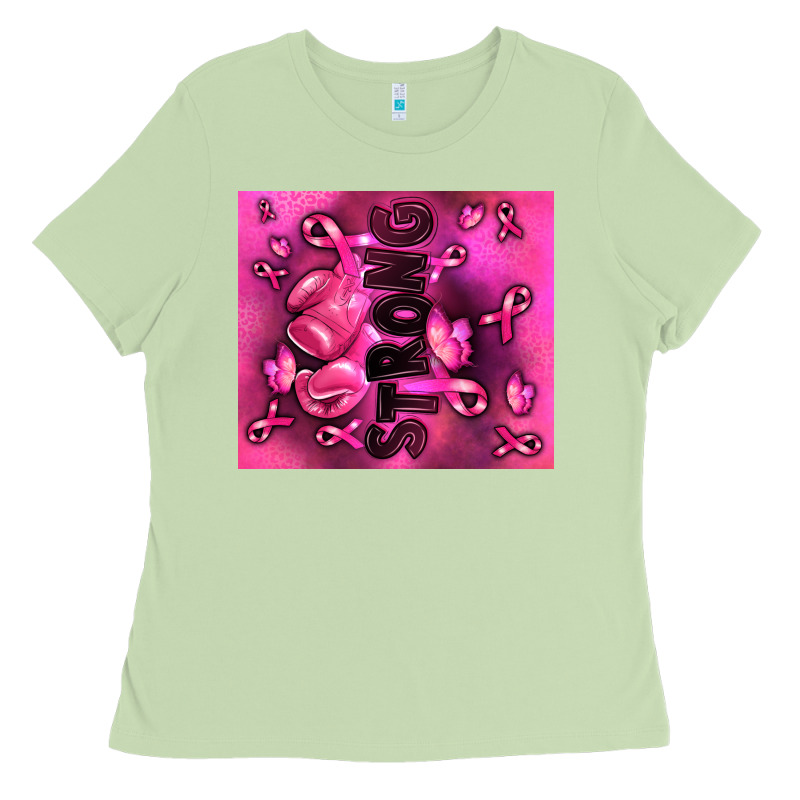 Strong Breast Cancer Ladies Tee by RanaPortraitStore | Teevron