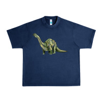 Navy dinosaur brontosaurus Urban Heavy Tee - Artiststas