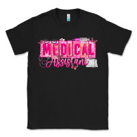 Black valentine medical assistant Classic Tee - CowhideDigitalArt