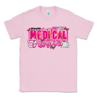 Bubblegum Pink valentine medical assistant Classic Tee - CowhideDigitalArt