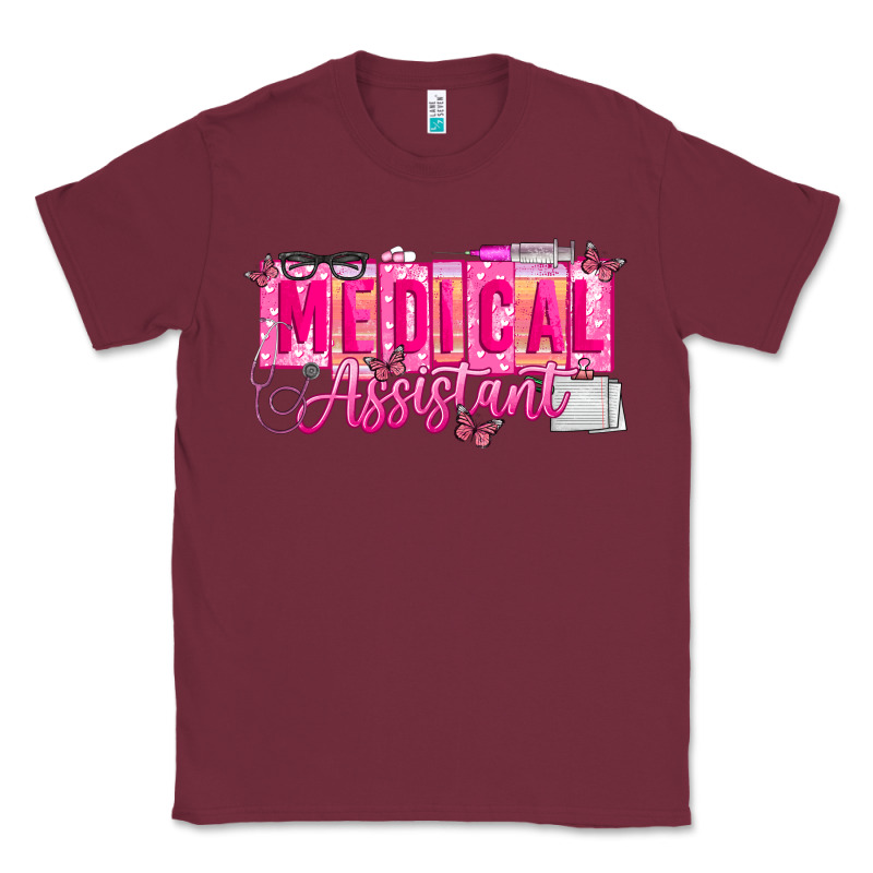 Valentine Medical Assistant Classic Tee by CowhideDigitalArt | Teevron