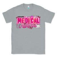 Heather Grey valentine medical assistant Classic Tee - CowhideDigitalArt