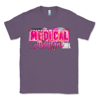 Lavender valentine medical assistant Classic Tee - CowhideDigitalArt