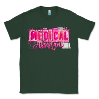 Sports Green valentine medical assistant Classic Tee - CowhideDigitalArt