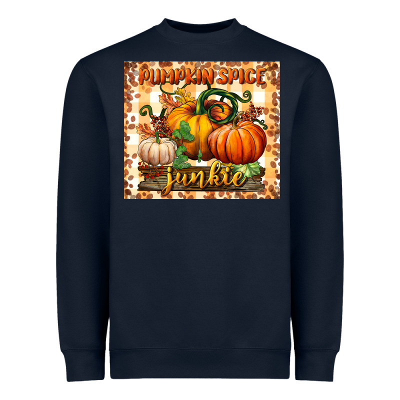 Pumpkin Spice Junkie Tumbler Heavyweight Sweatshirt by BundleAndBundleShop | Teevron