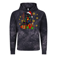 Cloud Black black cat meowy christmas Vintage Hoodie - AdoDesignShop