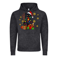 Vintage Black black cat meowy christmas Vintage Hoodie - AdoDesignShop