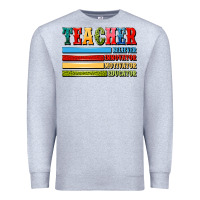 Heather Grey teacher Premium Sweatshirt - Artiststas
