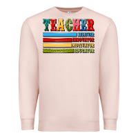 Pale Pink teacher Premium Sweatshirt - Artiststas