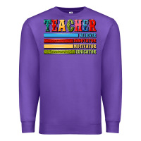 Purple teacher Premium Sweatshirt - Artiststas