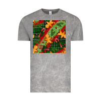 Cloud Rock christmas gingerbread man and candy cane seamless pattern Vintage Tee - BundleAndBundleShop