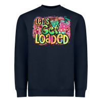 Navy let's get loaded Heavyweight Sweatshirt - Jasminsmagicworld