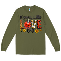 Army Green mama's little love bug Long Sleeve Tee - LillyAllenDesigns
